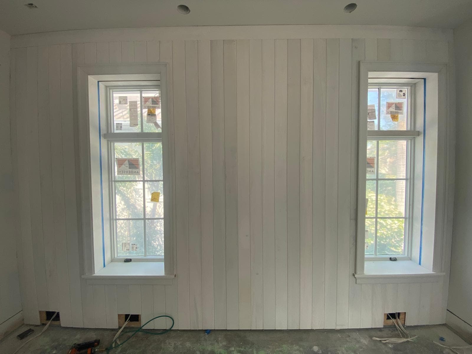 V-Groove Accent Wall