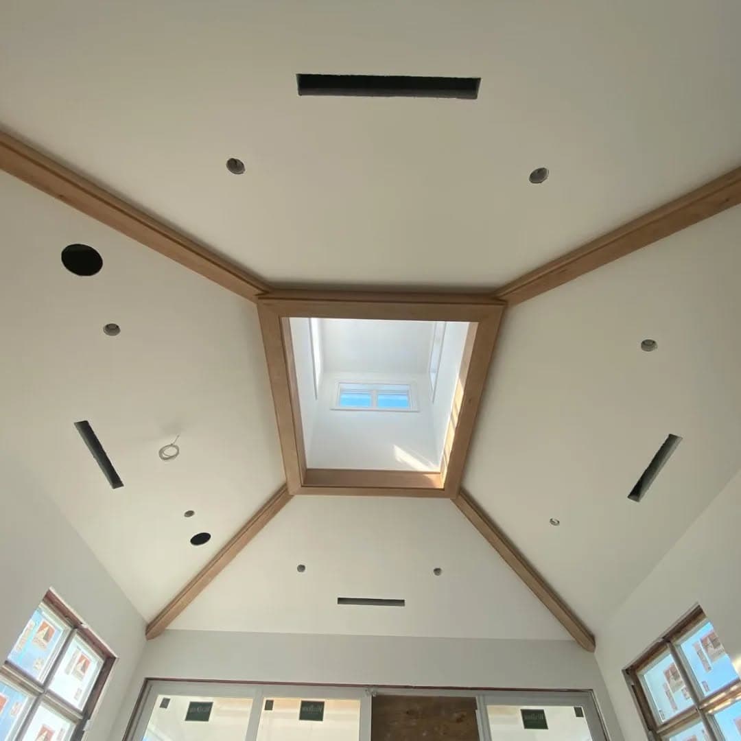 Pyramid Tray Ceiling with Skylight