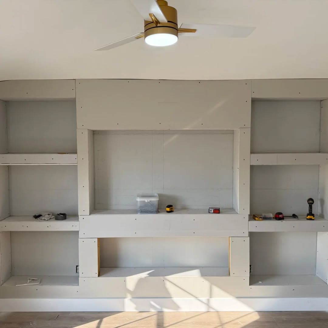 Built-In Media Wall